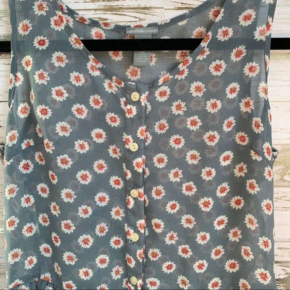 Charlotte Russe Floral Tank Top - Picture 2 of 5